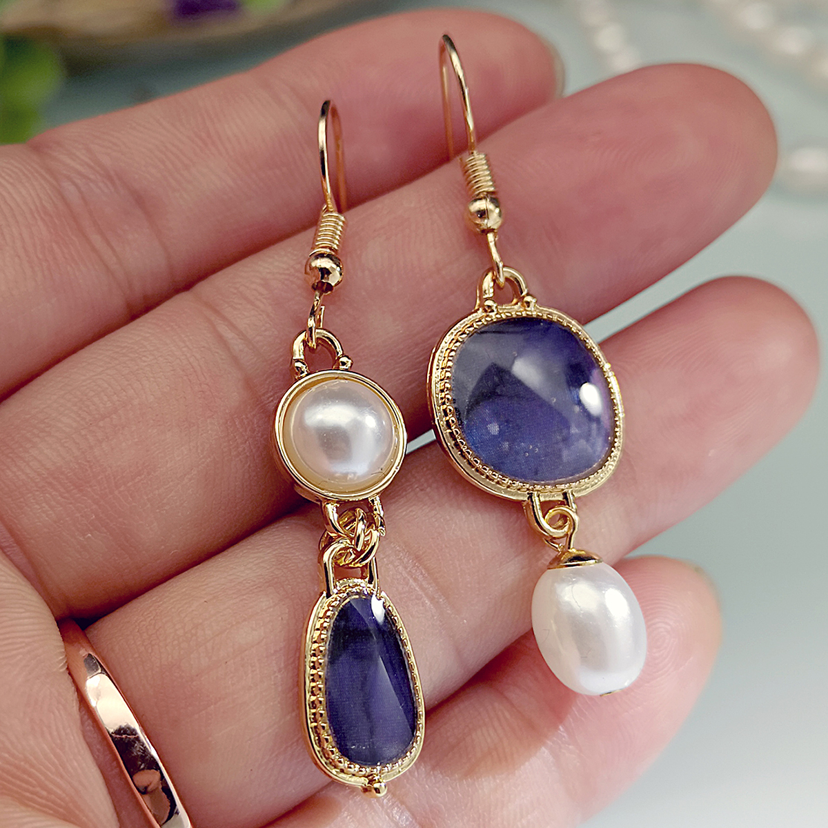 Raina – Vintage Fargerike Mandala Øredobber