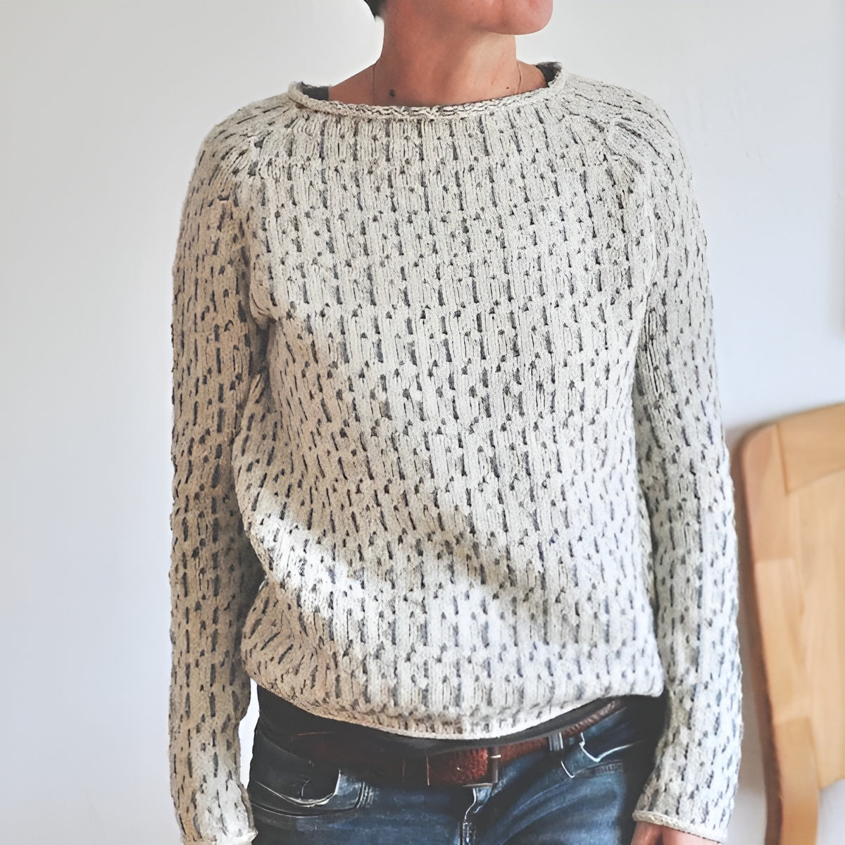 Andrea | Stramstrikket Genser