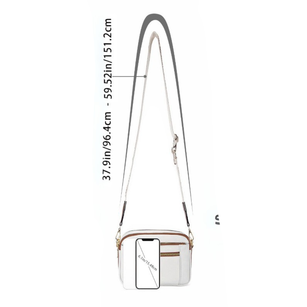Mira™ - Elegant Lædercrossbody-veske