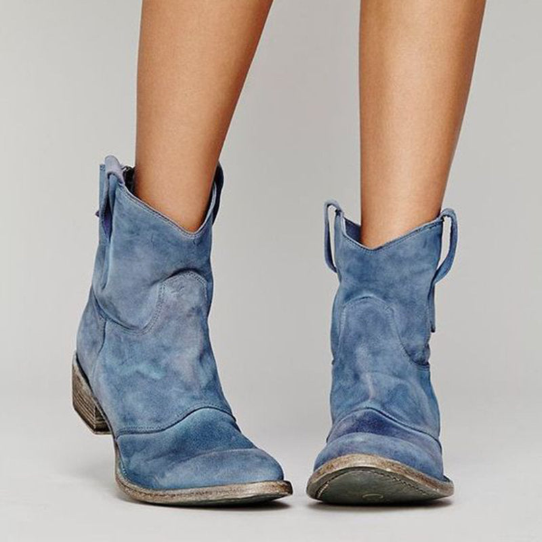Carlotta – Elegante Ankelstøvletter i Suede for en Trendy Stil