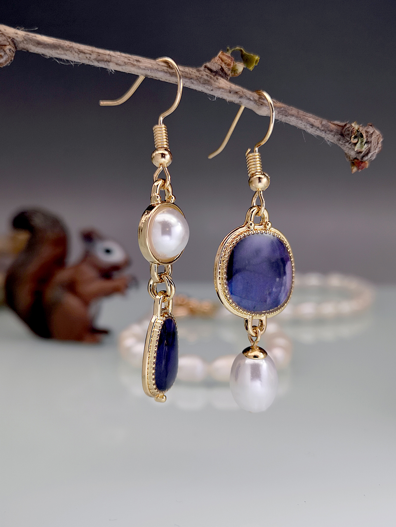 Raina – Vintage Fargerike Mandala Øredobber