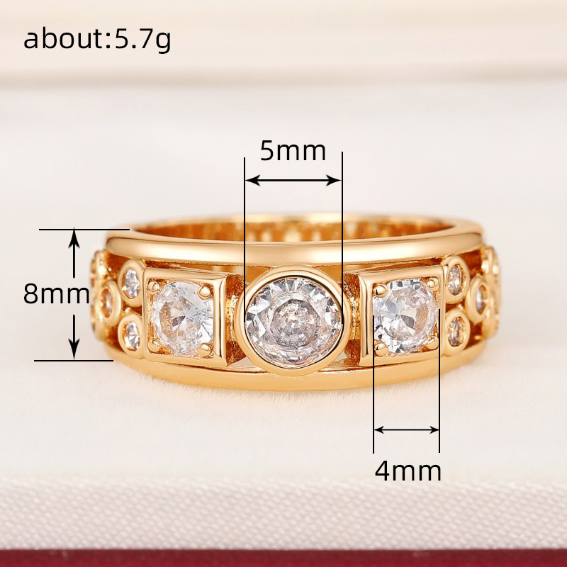 Jayla - Vintage Gull Zirconia Ring