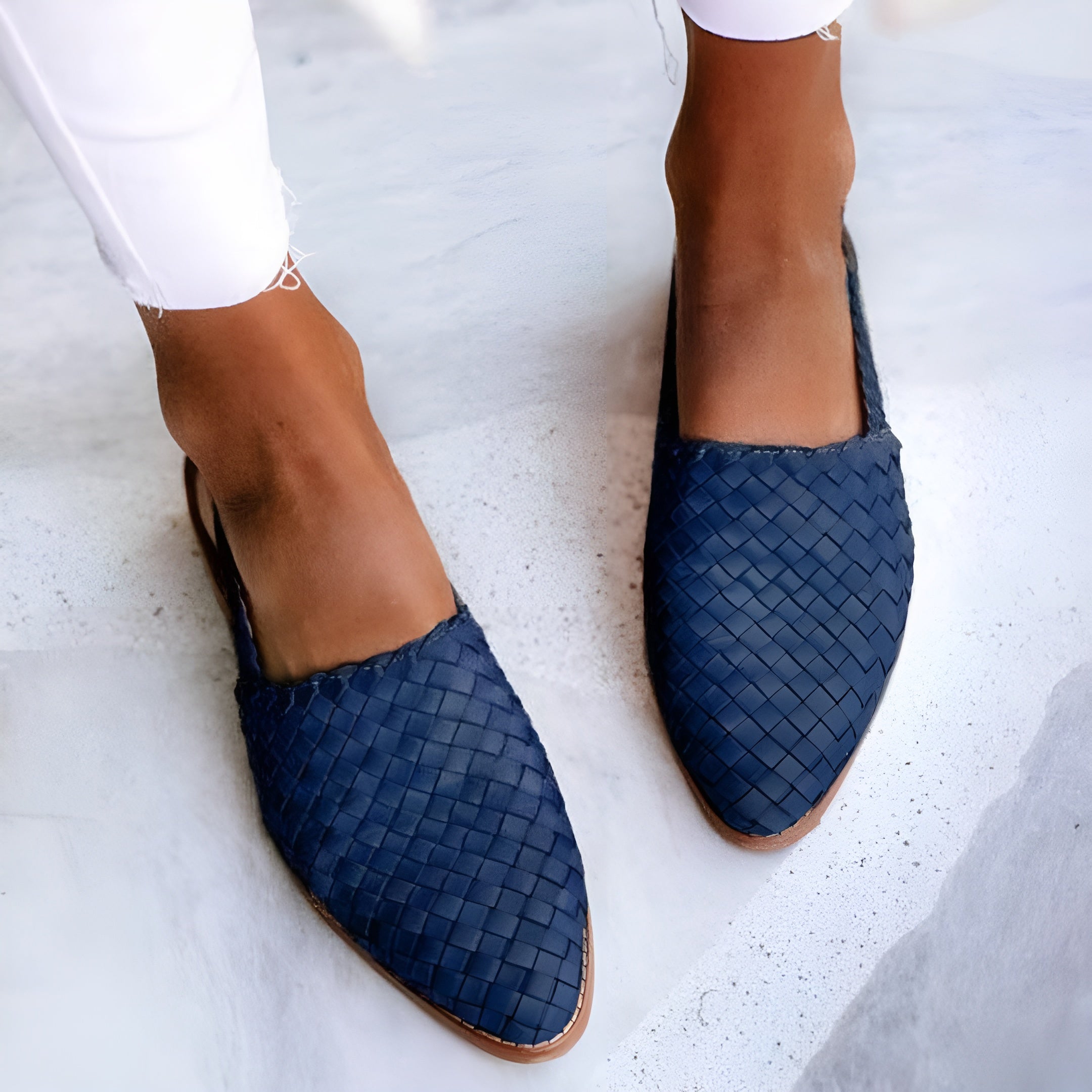 Tindra | Slingback chic i tekstil