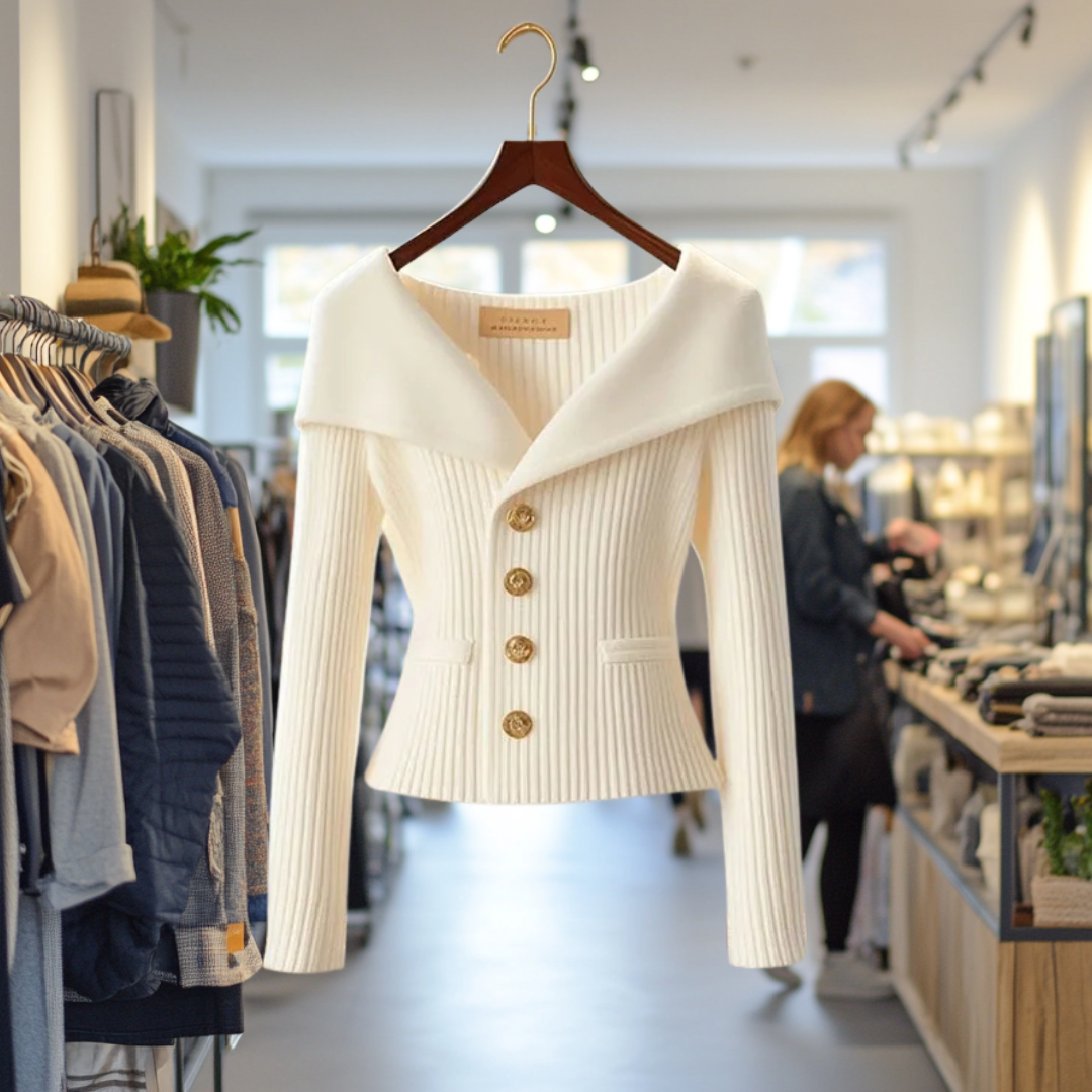 Mira I LUKSURIØS STRIKKEJAKKE