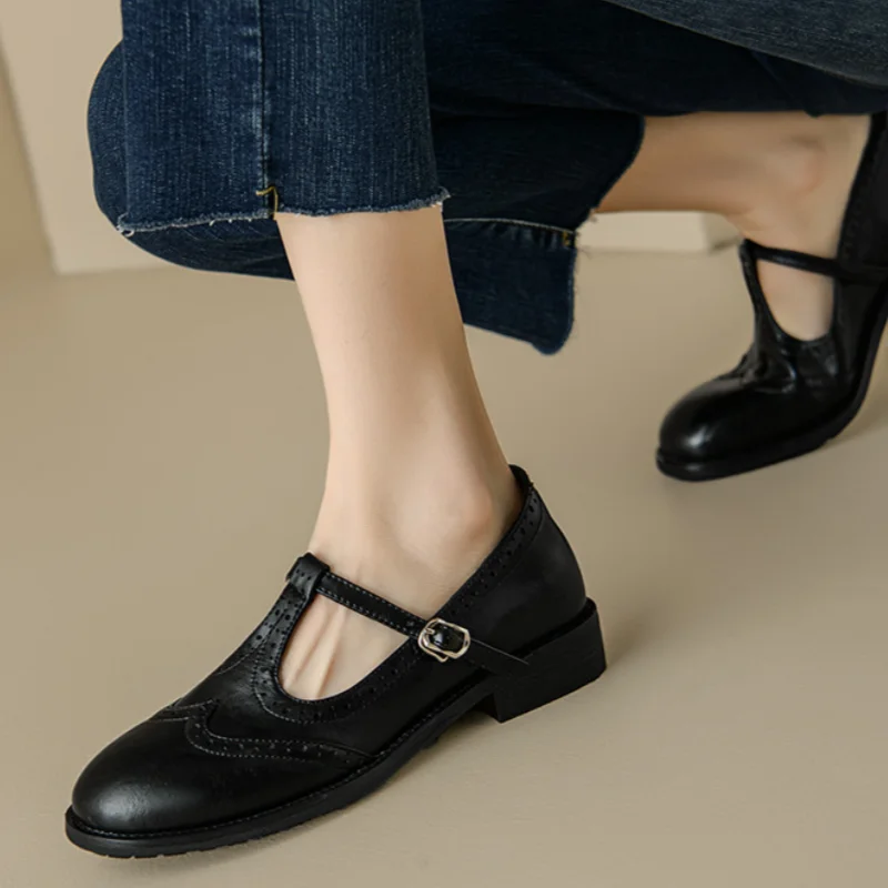Mira™| Elegant T-Strap Mary Janes