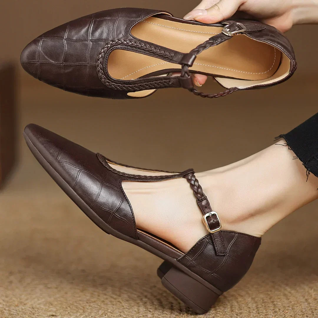 Sarah&Kate™| Kepa Lær Mary Janes