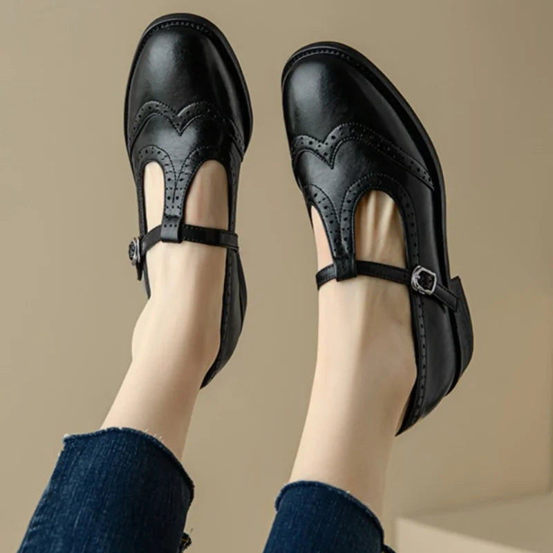Mira™| Elegant T-Strap Mary Janes