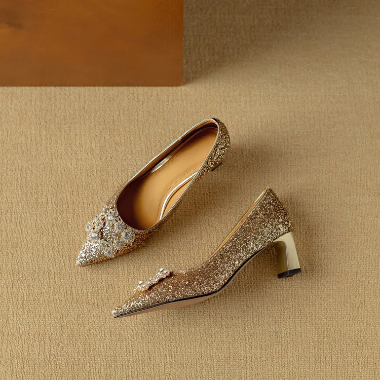 Mira™| Gloria Glitter Pumps
