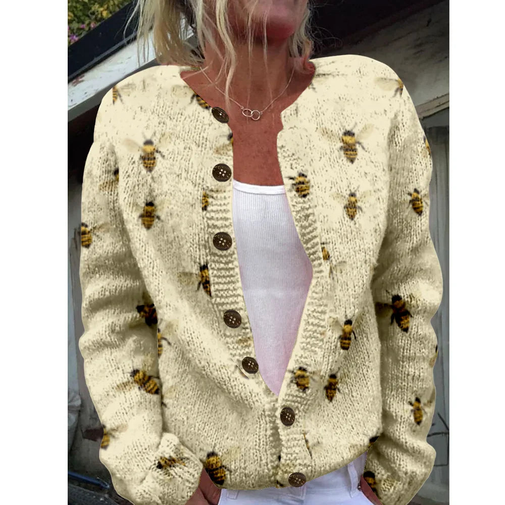 Carla | Chic vest med trykk