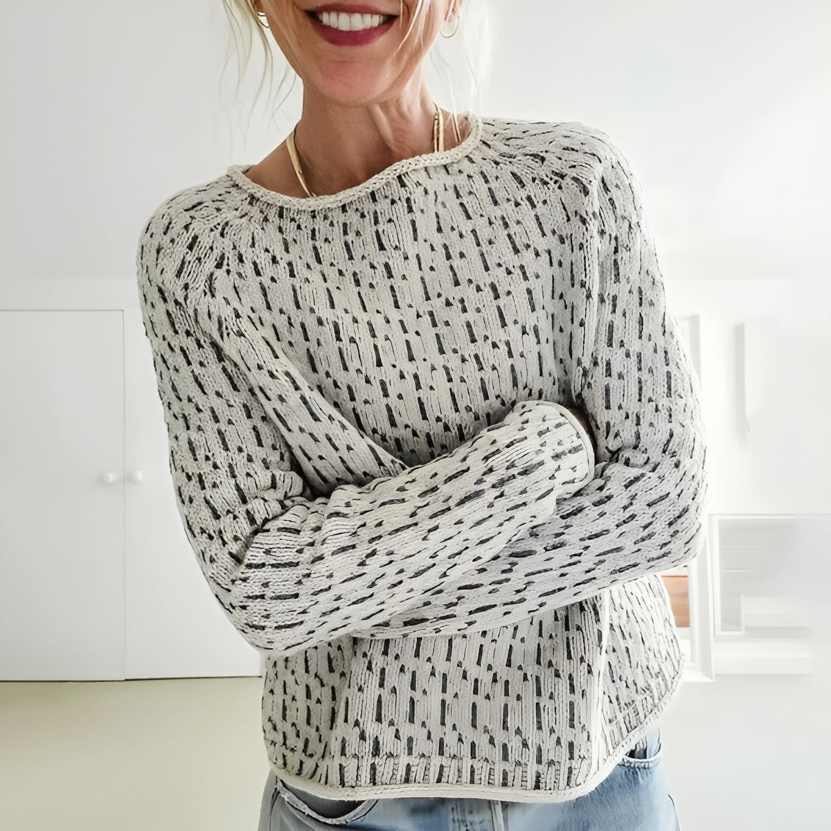 Andrea | Stramstrikket Genser