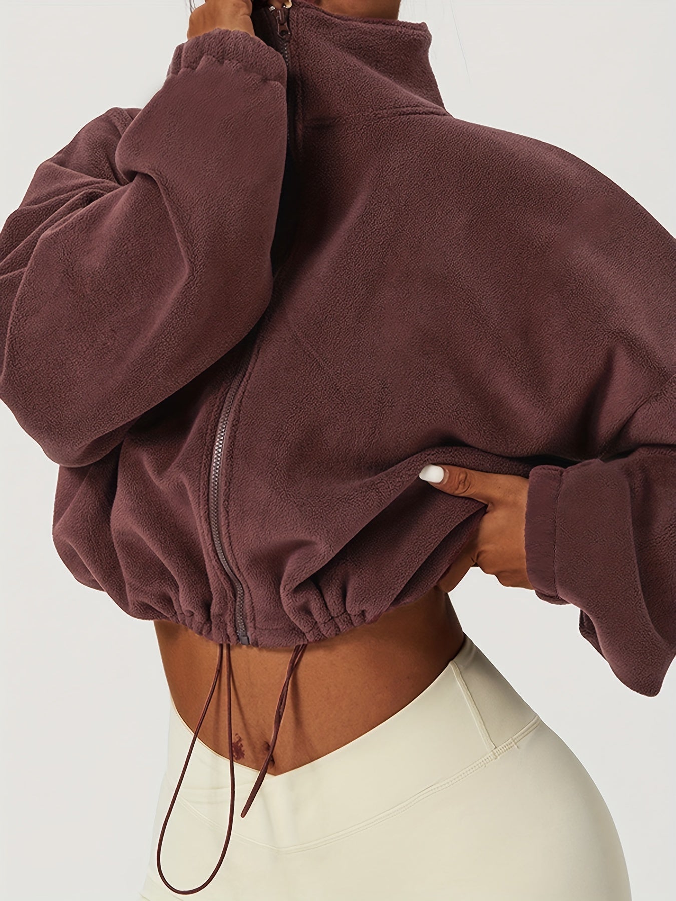 Mira | Fleece-Crop-Top