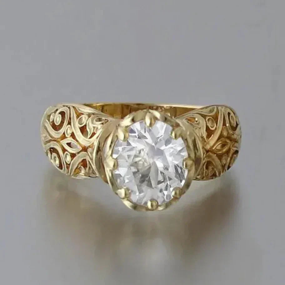 Joanna – Elegant Hvit Zirkonia Ring
