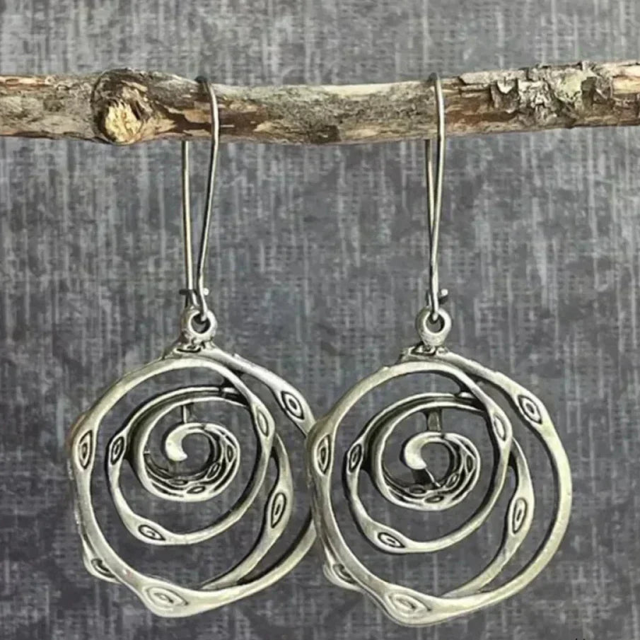 Amora – Vintage Maze Sølvøredobber