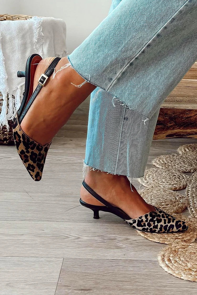 MIRA | SLINGBACK ANIMALIER
