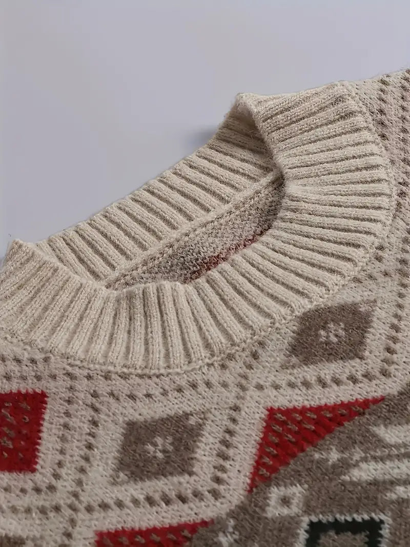 Islansk Stil Myk Lopapeysa Genser