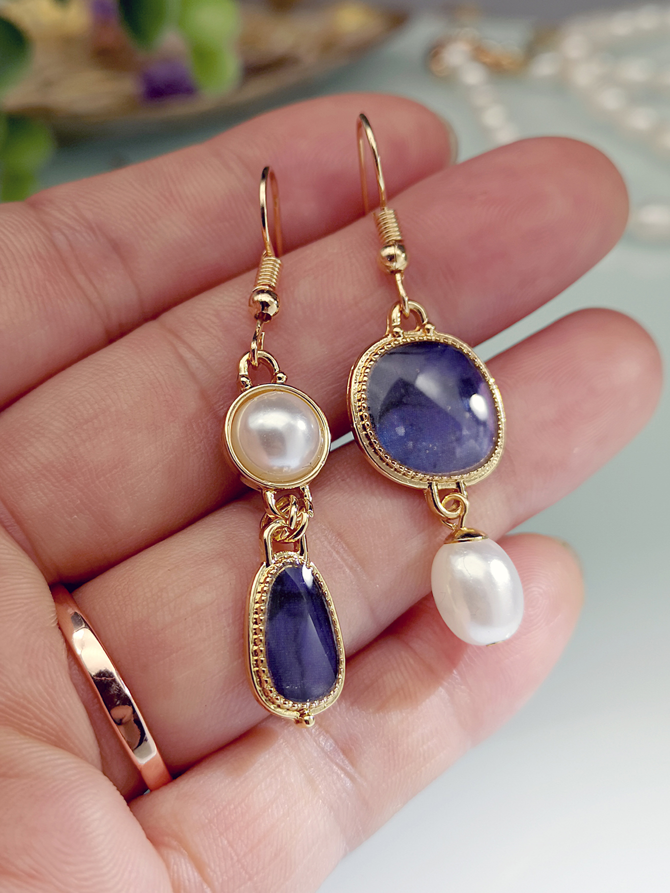 Raina – Vintage Fargerike Mandala Øredobber