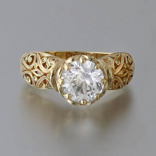 Joanna – Elegant Hvit Zirkonia Ring