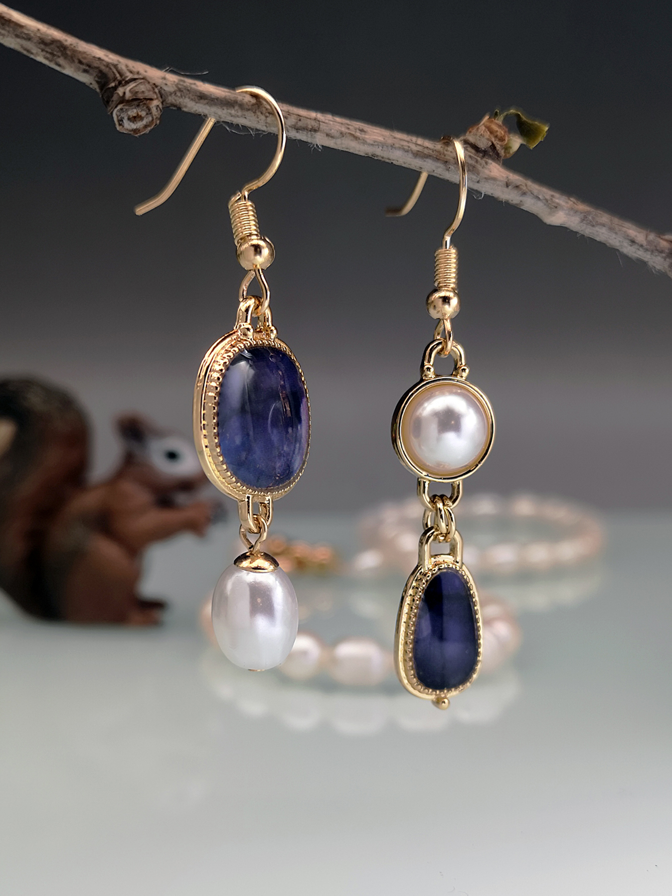 Raina – Vintage Fargerike Mandala Øredobber