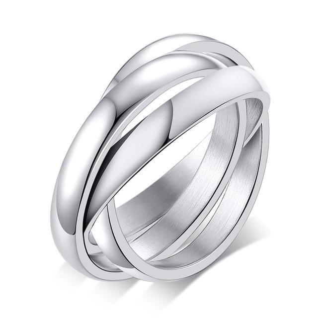 Everlynn – Tre-Farget Loop Ring