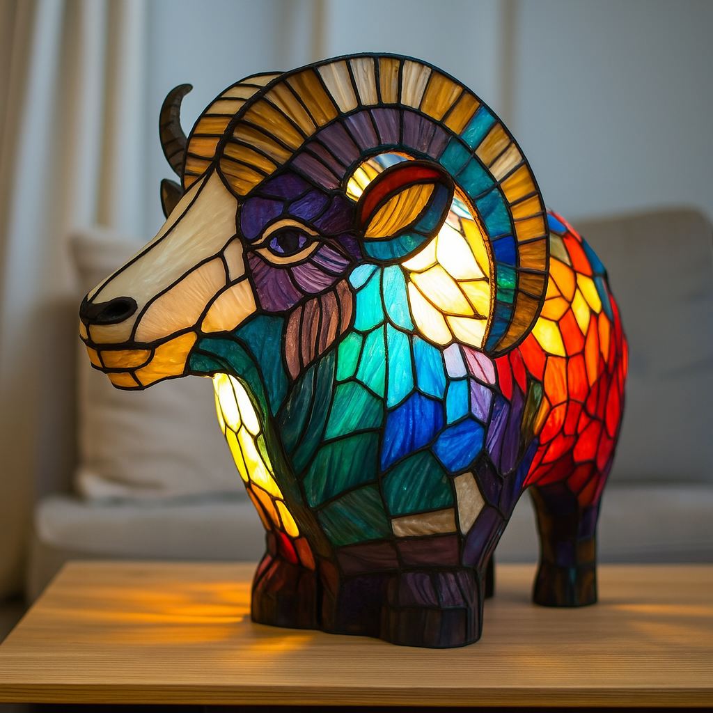 Bijou | Magisk lampe i farget glass