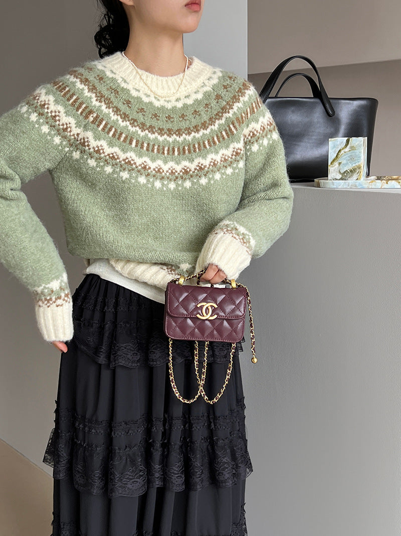 Tykk Strikket Vintergenser