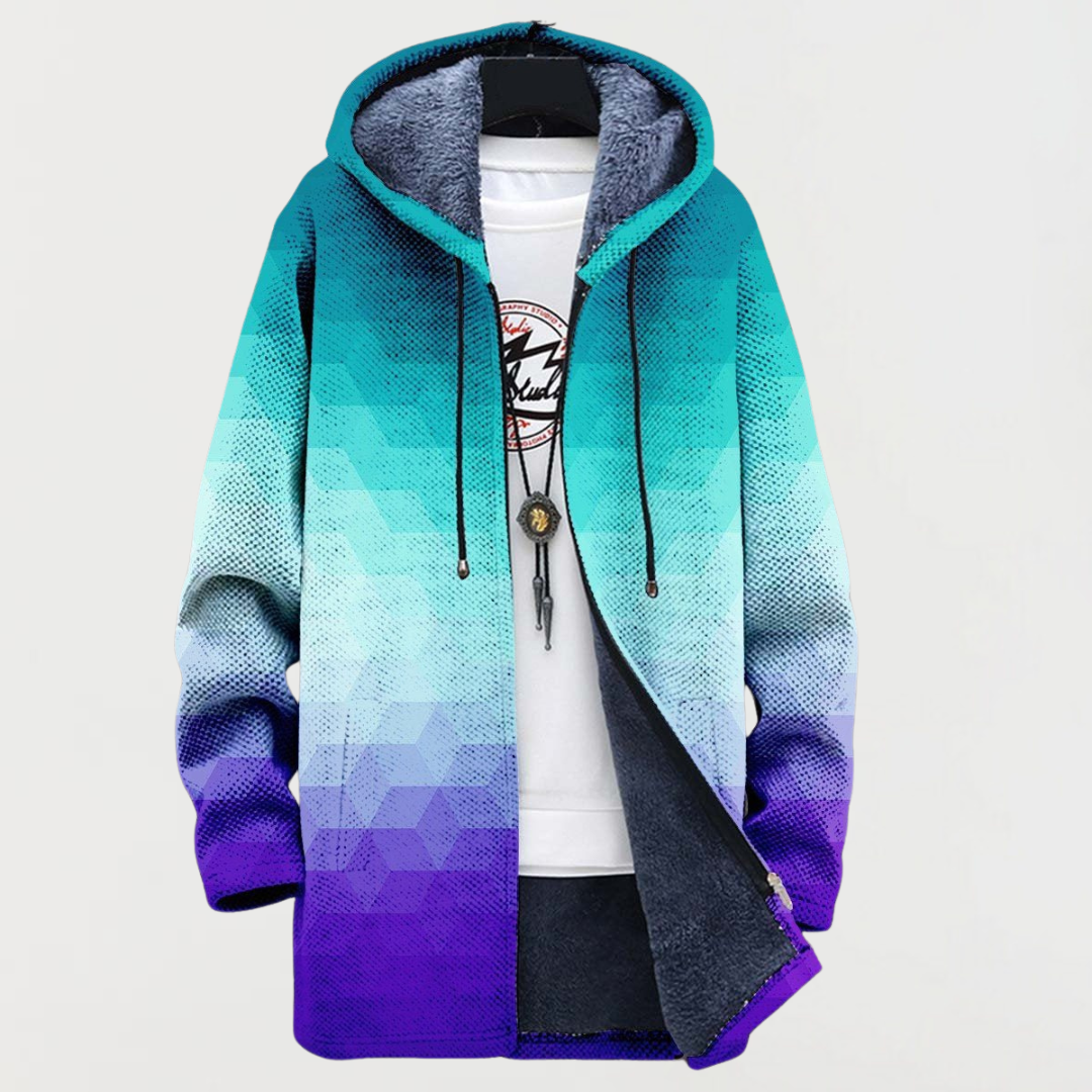 Ava | Gradient Hexagon Hoodie