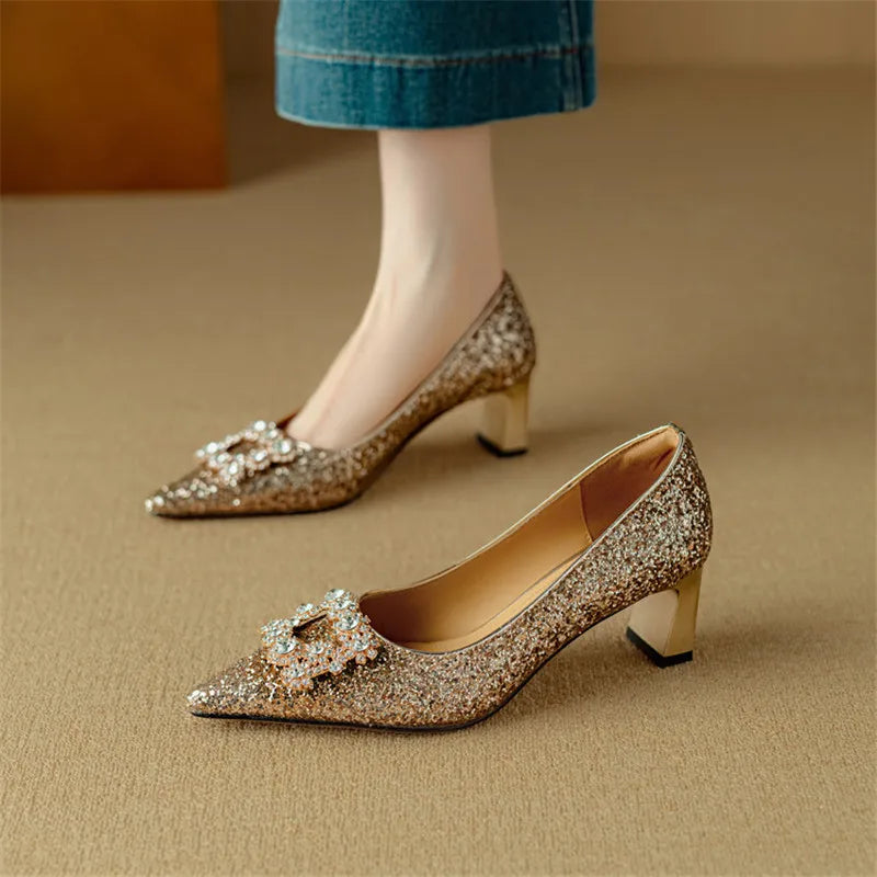 Mira™| Gloria Glitter Pumps