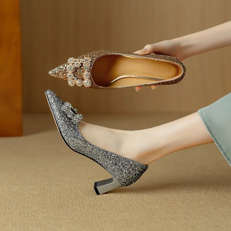 Mira™| Gloria Glitter Pumps
