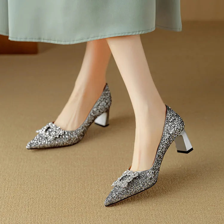 Mira™| Gloria Glitter Pumps