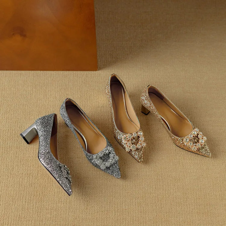 Mira™| Gloria Glitter Pumps