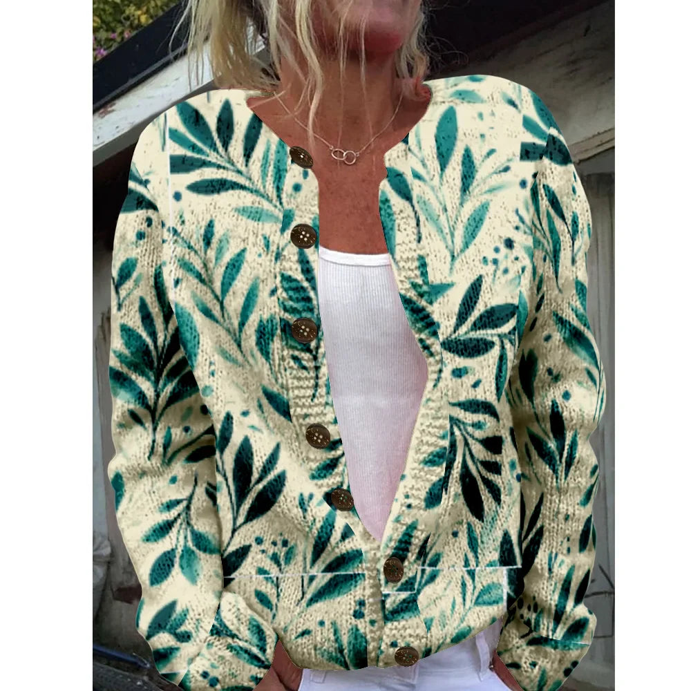 Nicolette | Chic vest med print