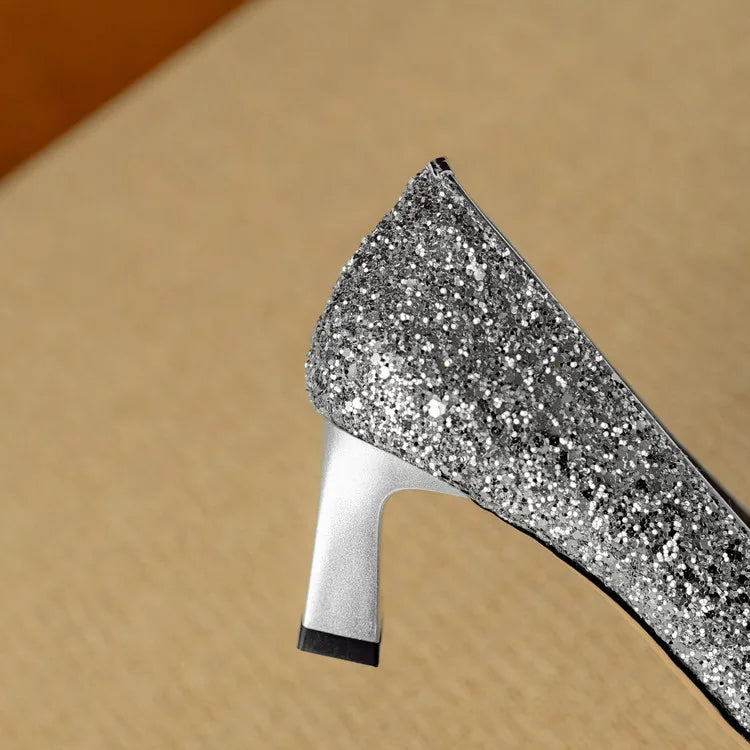 Mira™| Gloria Glitter Pumps