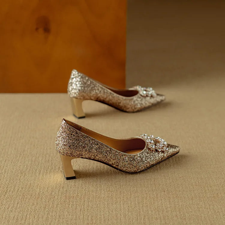 Mira™| Gloria Glitter Pumps