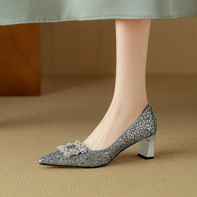 Mira™| Gloria Glitter Pumps