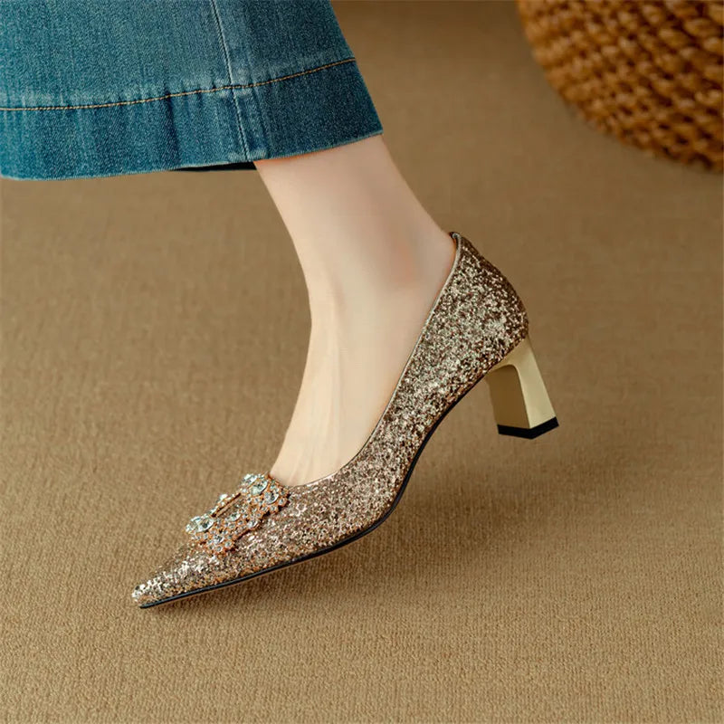 Mira™| Gloria Glitter Pumps