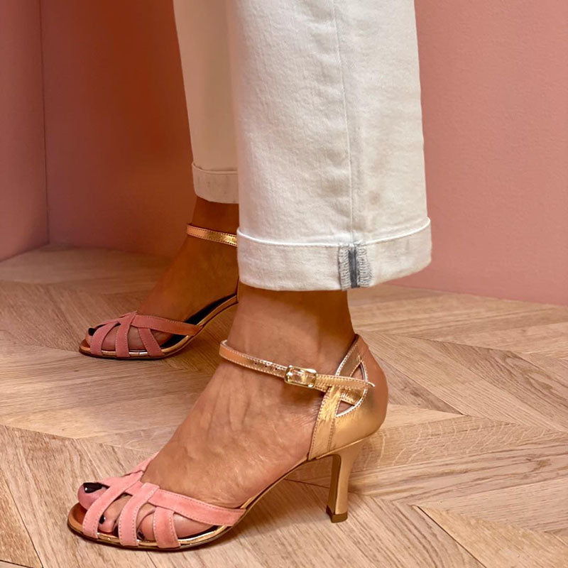 Mira | Elegante åpen-tå sandaler med stiletthel for en sofistikert stil