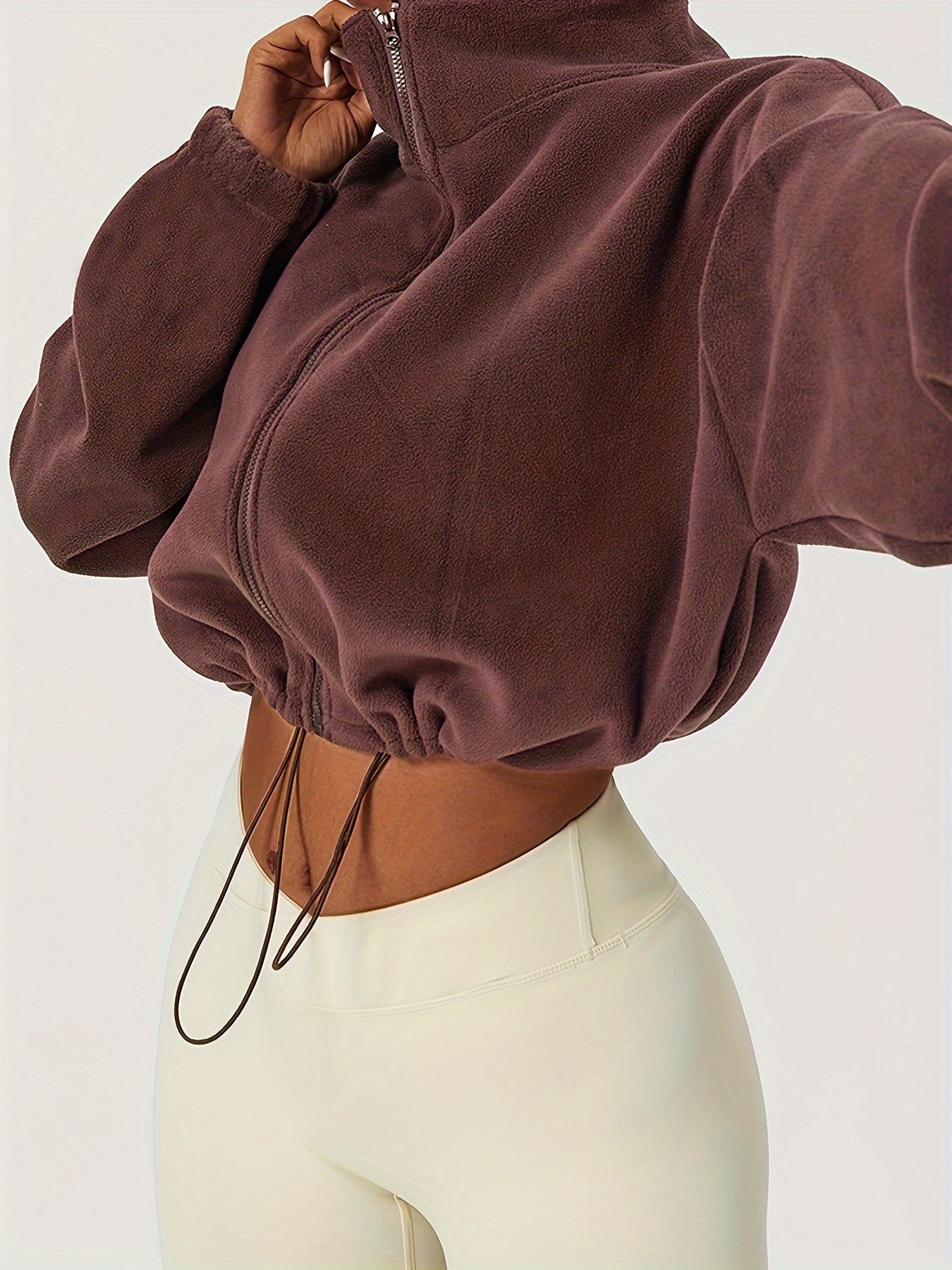 Mira | Fleece-Crop-Top