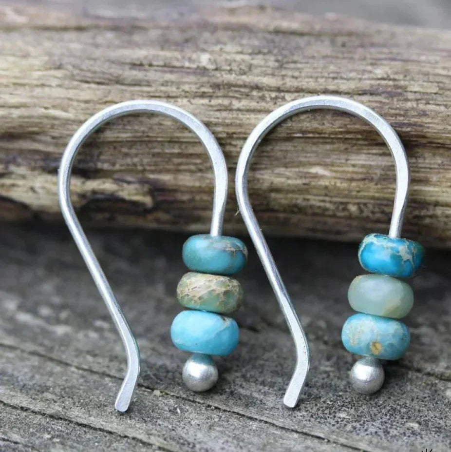 Rebekah – Turkis Perleøredobber